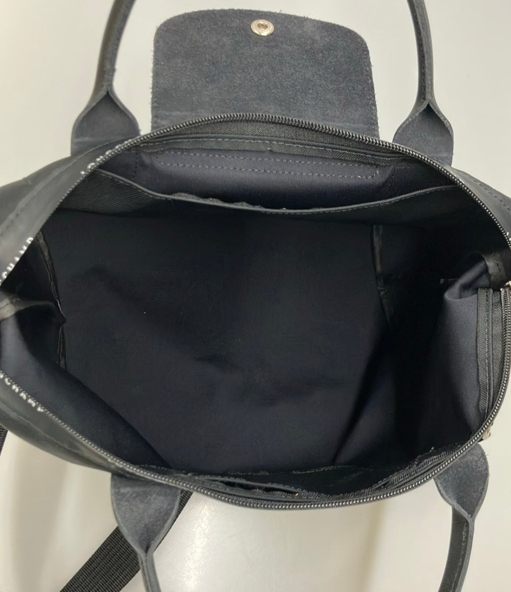 美品 Longchamp ハンドバッグ ショルダーバッグ 2WAY 斜め掛け ナイロン ル プリアージュ ユニセックス ロンシャン