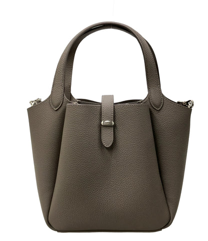 美品 Samantha Thavasa ハンドバッグ ショルダーバッグ 2WAY 斜め掛け レザー 牛革 レディース サマンサタバサ