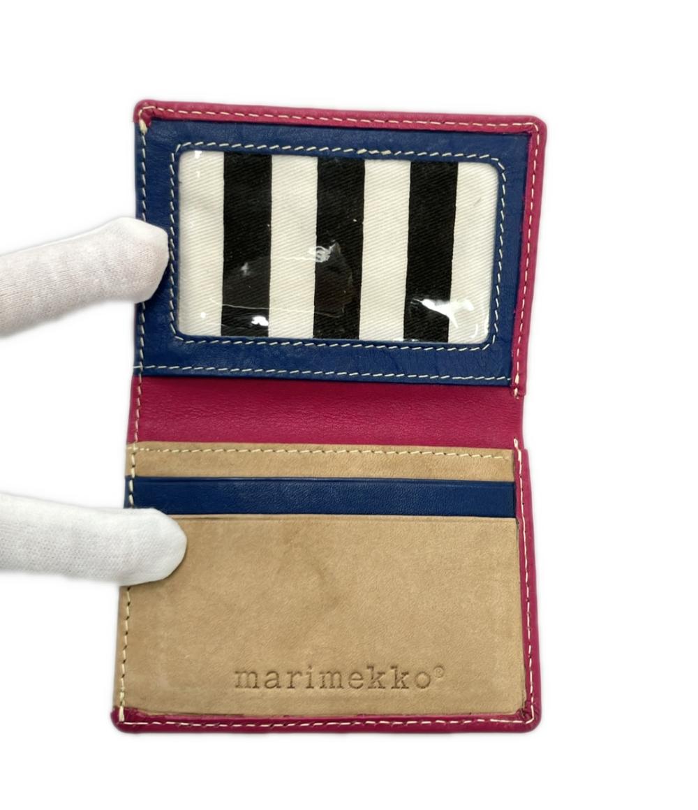 マリメッコ 二つ折り札入れ財布 パスケース レディース marimekko