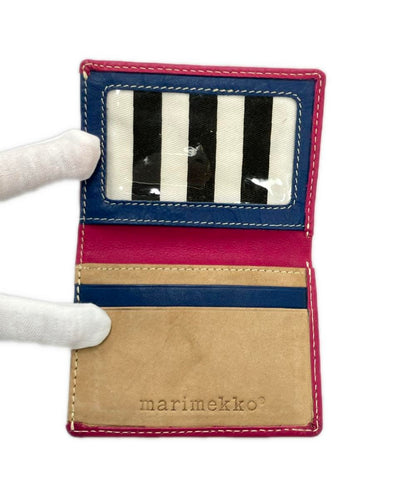 マリメッコ 二つ折り札入れ財布 パスケース レディース marimekko
