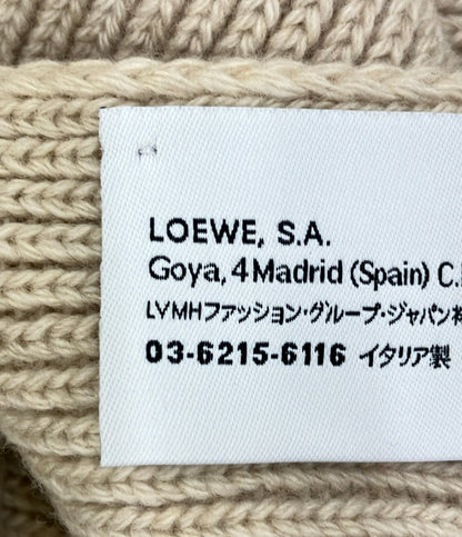 美品 LOEWE マフラー アナグラムロゴパッチ レディース ロエベ