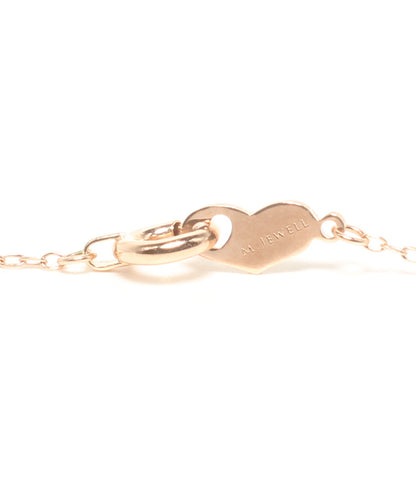 美品 MAISON JEWEL Disney ネックレス K10 ピンクサファイア ダイヤ レディース メゾン ジュエル