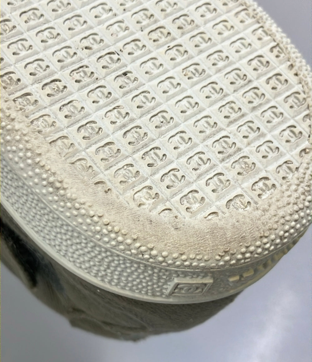 CHANEL マトラッセキャンバススニーカー G24838 レディース SIZE 37 1/2 (24.5cm) シャネル