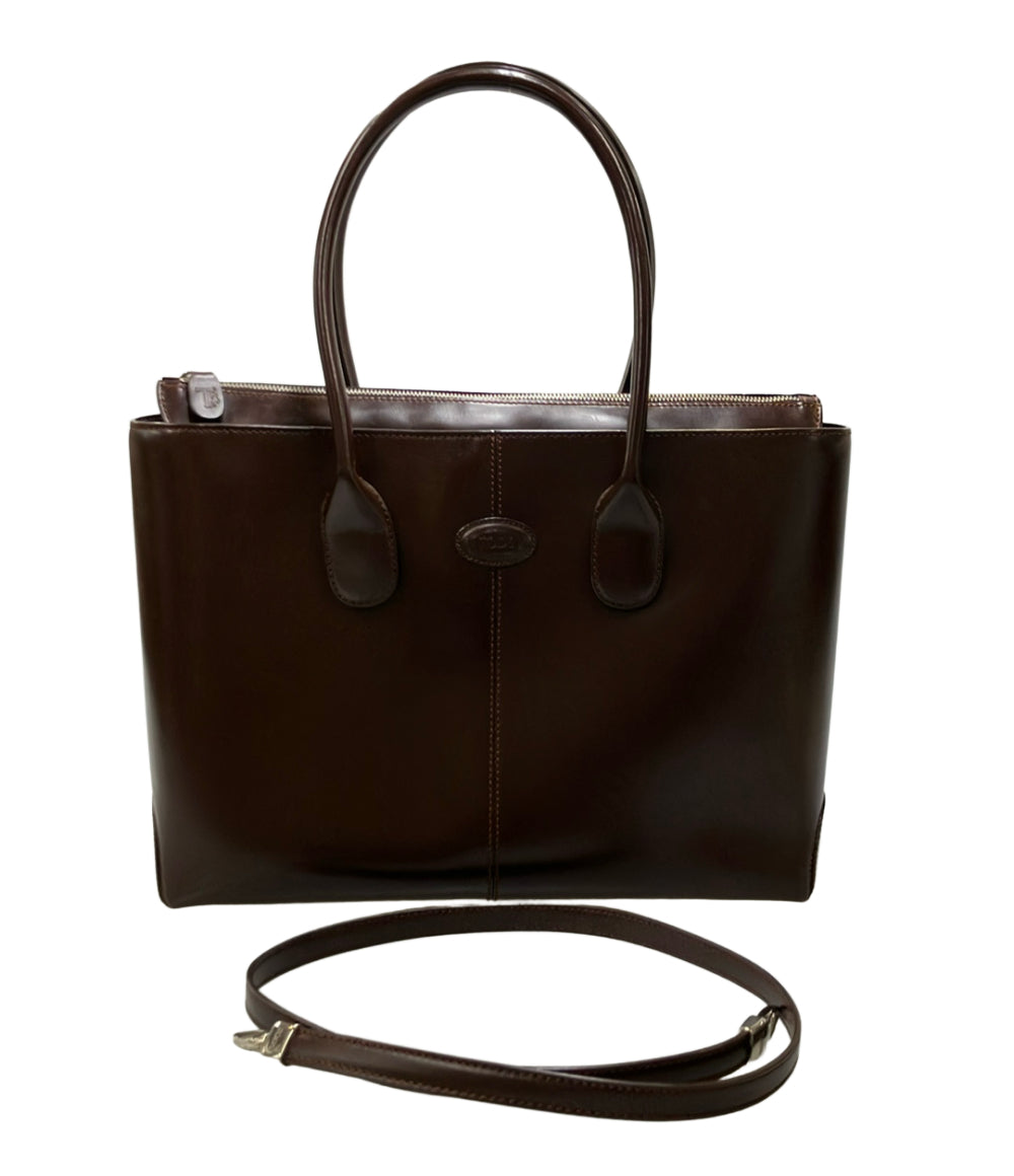 TOD’S トートバッグ ショルダーバッグ 2WAY 肩掛け レザー レディース トッズ