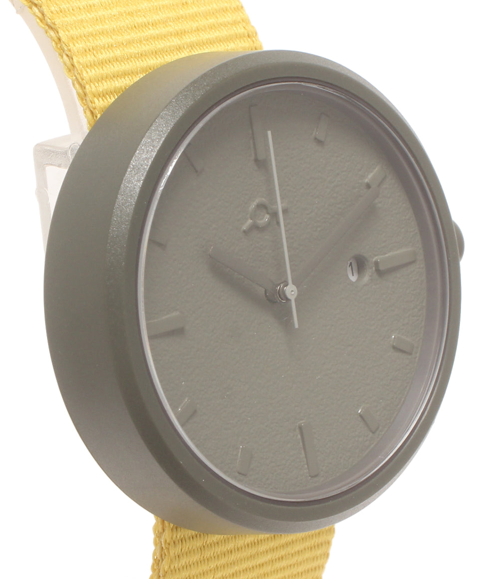 美品 YOT WATCH 腕時計 クオーツ グレー レディース メンズ ヨットウォッチ