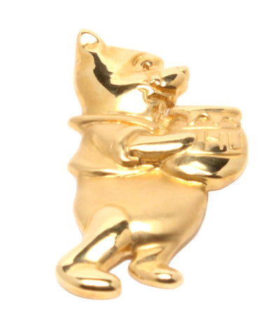 美品 Disney ペンダントトップ K18 くまのプーさん レディース ディズニー