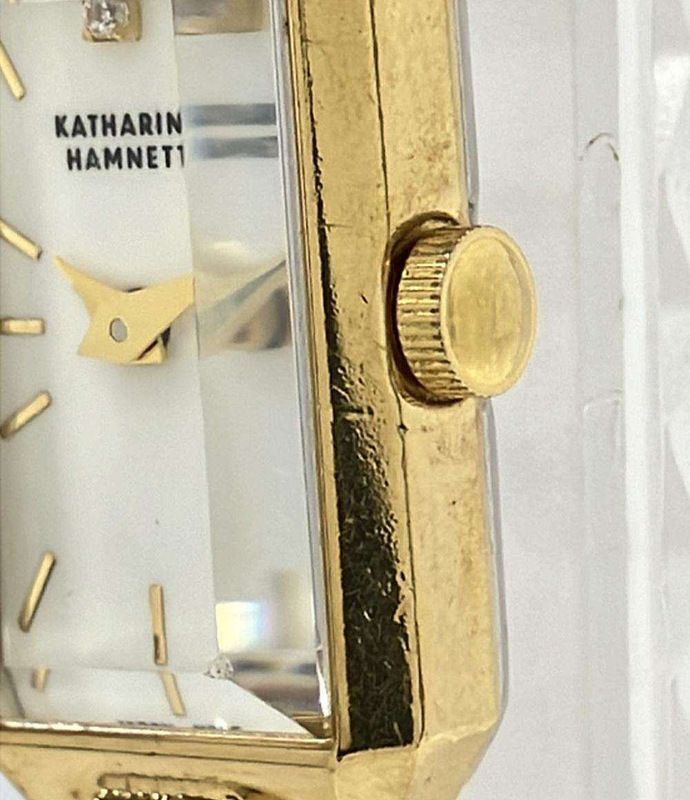 キャサリン・ハムネット 腕時計 クオーツ ホワイト KH-8805 レディース KATHARINE HAMNETT