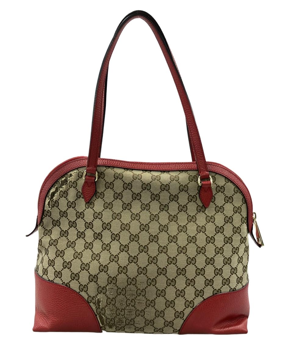 【BIGお買い物ラリー★30%OFFセール中】グッチ GUCCI トートバッグ レッド×ゴールド レディース 中古 訳あり GUCCI トートバッグ GGキャンバス 449243 524947 レディース