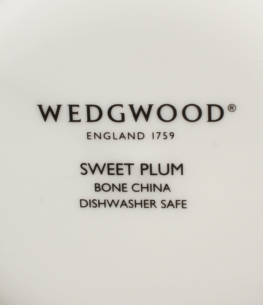 美品 WEDGWOOD カップ＆ソーサー 2客セット ペア スウィートプラム ウェッジウッド