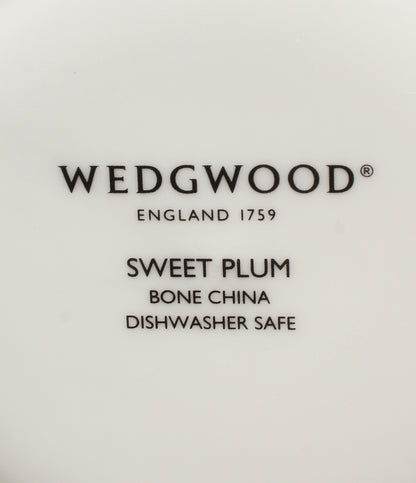 美品 WEDGWOOD カップ＆ソーサー 2客セット ペア スウィートプラム ウェッジウッド