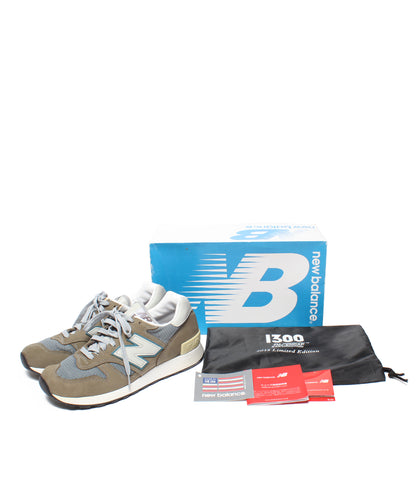 美品 NEW BALANCE ローカットスニーカー STEELBLUE M1300 JP2 メンズ SIZE 25.5 ニューバランス