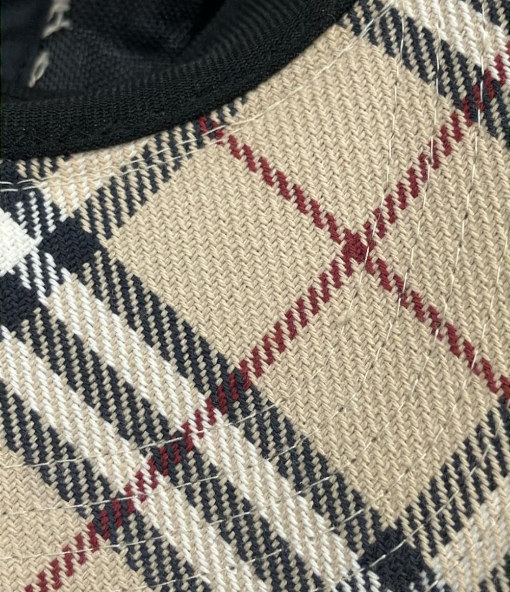 美品 バーバリーロンドン アジャスターキャップ チェック レディース BURBERRY LONDON