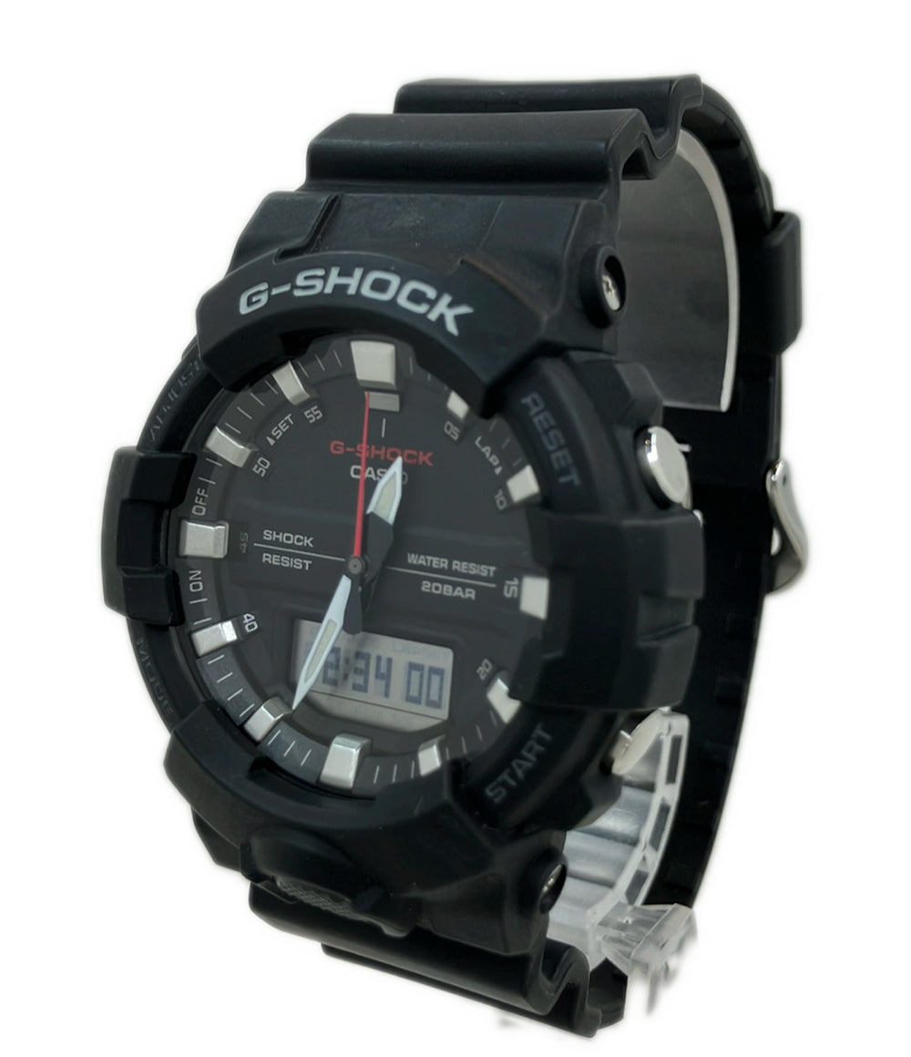 美品 CASIO 腕時計 G-SHOCK クオーツ ブラック GA-800 メンズ カシオ