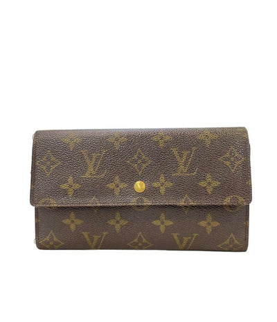 訳あり ルイヴィトン 長財布 ポルトトレゾール インターナショナル モノグラム M61215 メンズ LOUIS VUITTON