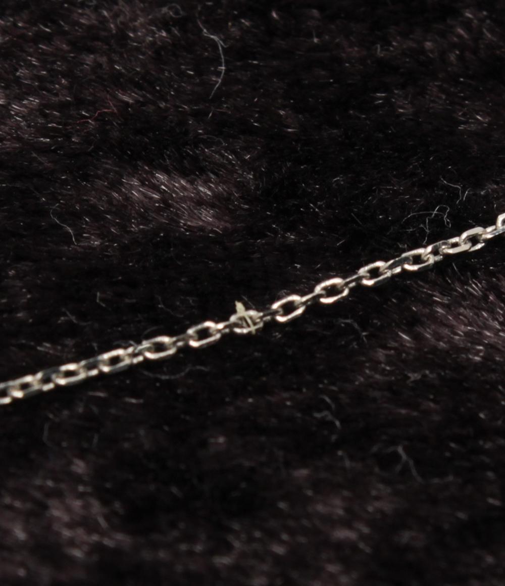 美品 ヨンドシー ネックレス Pt850 クロスモチーフ レディース 4℃