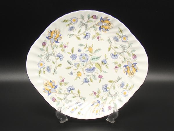 美品 Minton B&Bプレート 皿 27cm ハドンホール ブルー ミントン