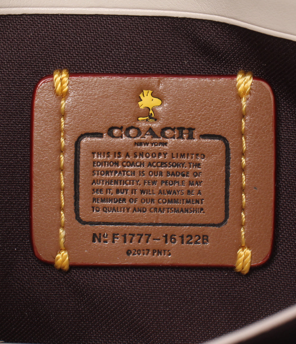 COACH ラウンドファスナー長財布 スヌーピー 16122B レディース コーチ