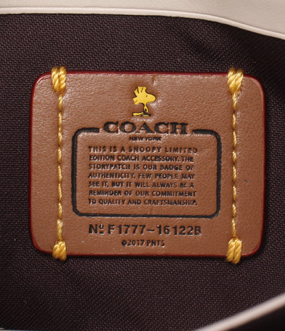 COACH ラウンドファスナー長財布 スヌーピー 16122B レディース コーチ