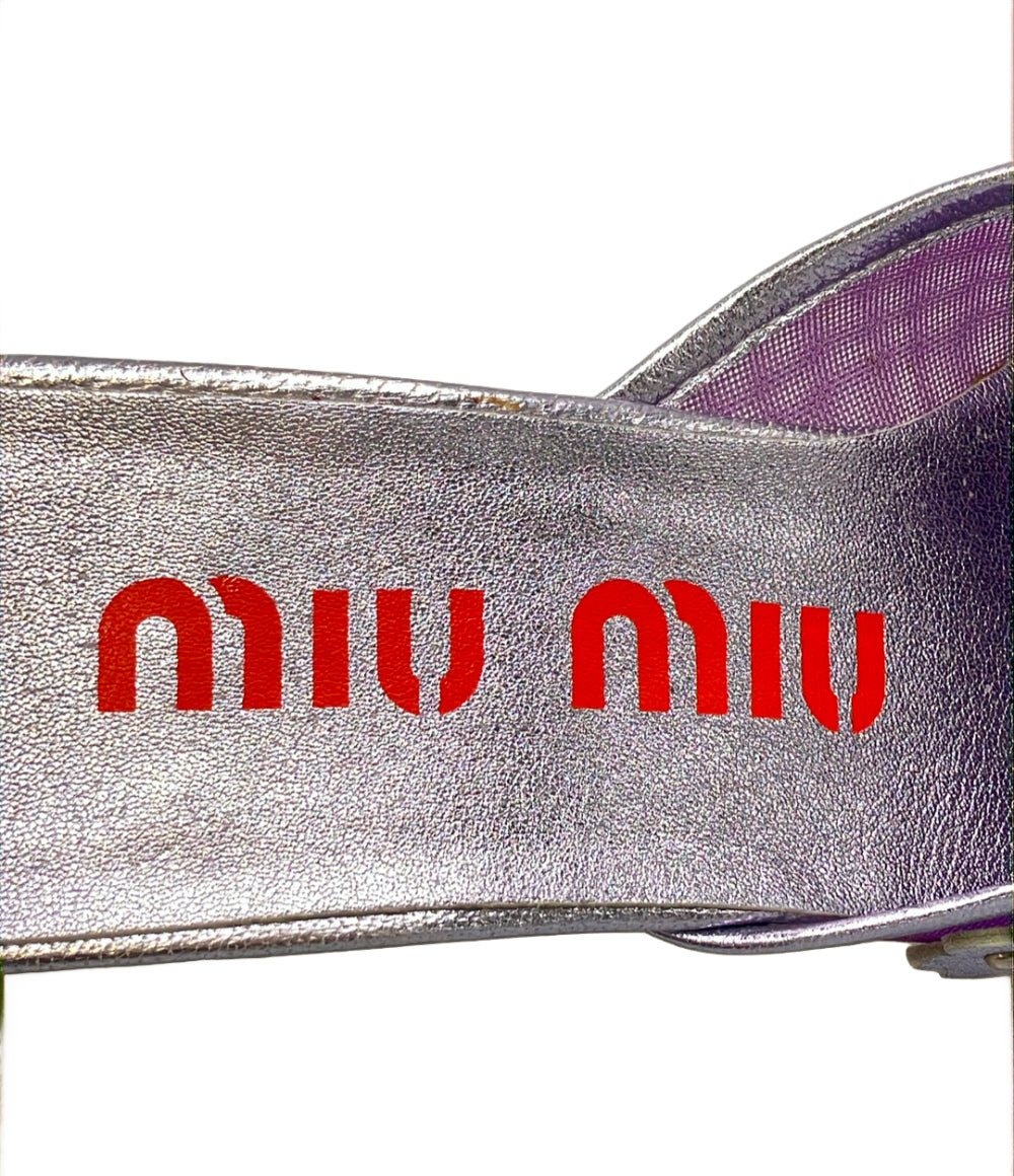 Miu Miu ミュール レディース SIZE 37 (23.5cm) ミュウ ミュウ