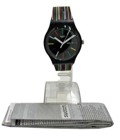 Swatch 腕時計 クオーツ ブラック メンズ スウォッチ