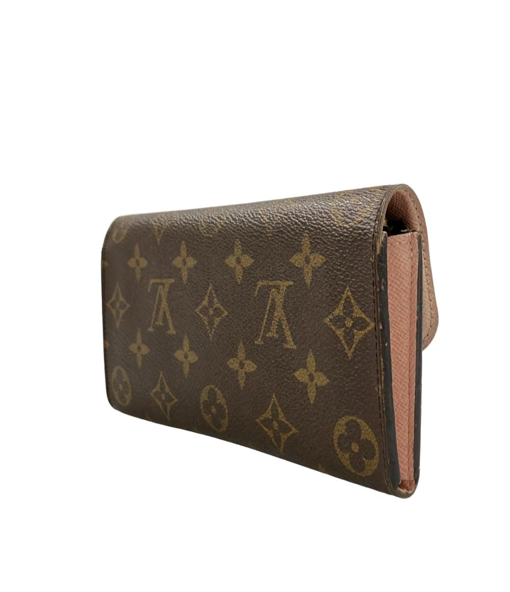 訳あり LOUIS VUITTON 長財布 ポルトフォイユ エミリー モノグラム