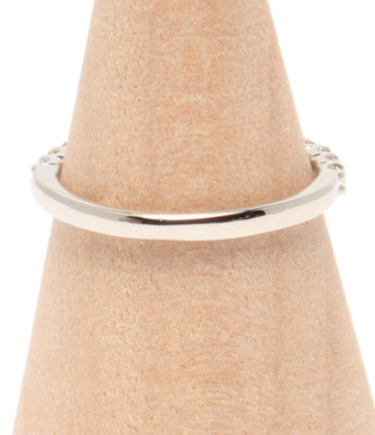 美品 リング 指輪 Pt900 ダイヤ 0.30ct ハーフエタニティ レディース SIZE 10号