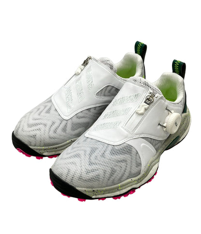 美品 adidas ローカットスニーカー ゴルフシューズ コードカオス 25 ボア IG8751 レディース SIZE 22.0 アディダス
