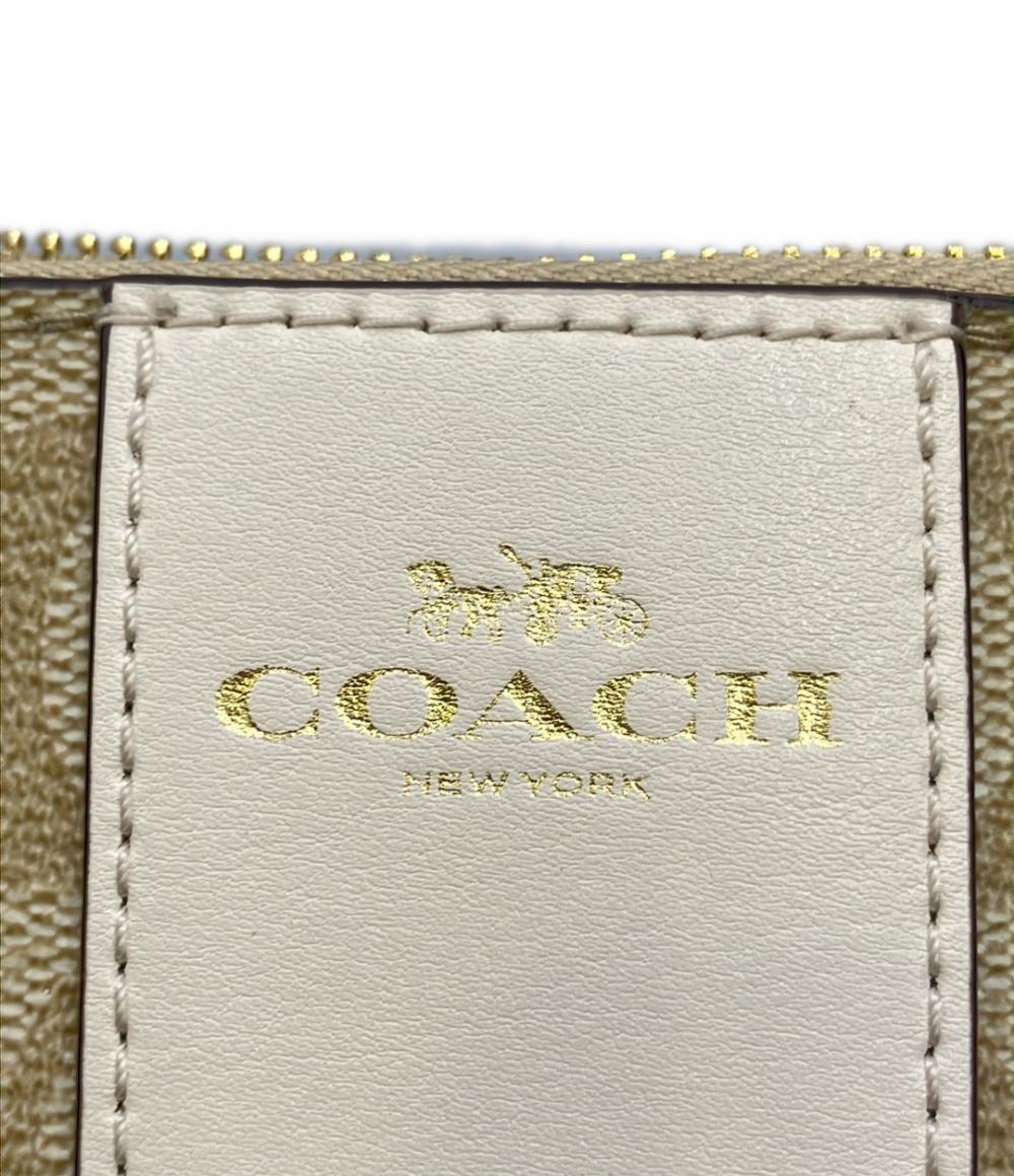 COACH ポーチ コーナー ジップ リストレット シグネチャー 58035 レディース コーチ
