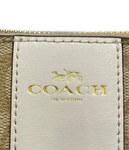 COACH ポーチ コーナー ジップ リストレット シグネチャー 58035 レディース コーチ