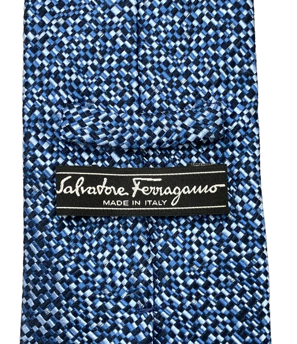 Salvatore Ferragamo ネクタイ シルク 100% メンズ サルヴァトーレフェラガモ