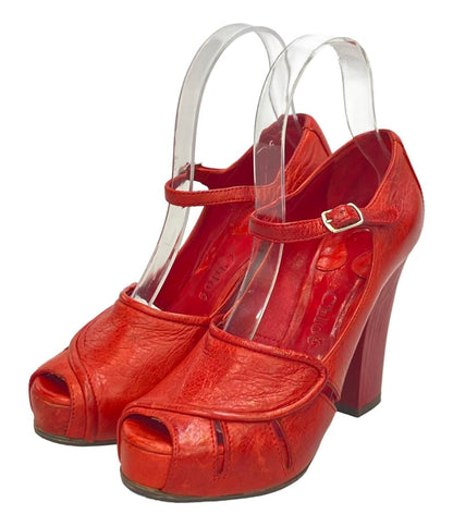 クロエ オープントゥサンダル  チャンキーヒール レディース SIZE 36 1/2 (M) Chloe