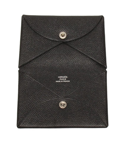 エルメス カードケース X刻印 シルバー金具 カルヴィ ユニセックス HERMES