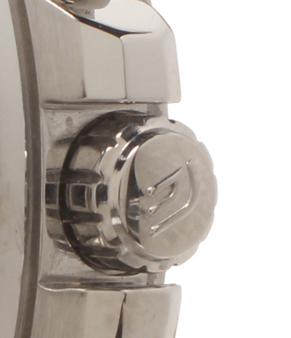 美品 CASIO 腕時計 エディフィス EDIFICE クオーツ シルバー EFV-540 メンズ カシオ