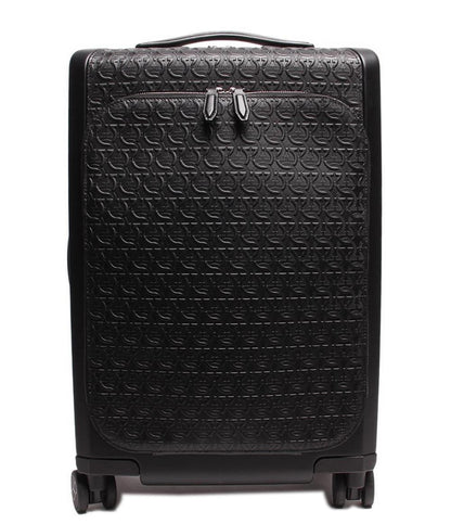 サルヴァトーレフェラガモ キャリーケース トラベルケース トロリー ガンチーニ カーフレザー メンズ Salvatore Ferragamo