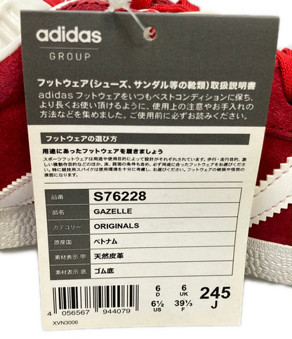 美品 adidas ローカットスニーカー ガゼル S76228 レディース SIZE 24.5 アディダス