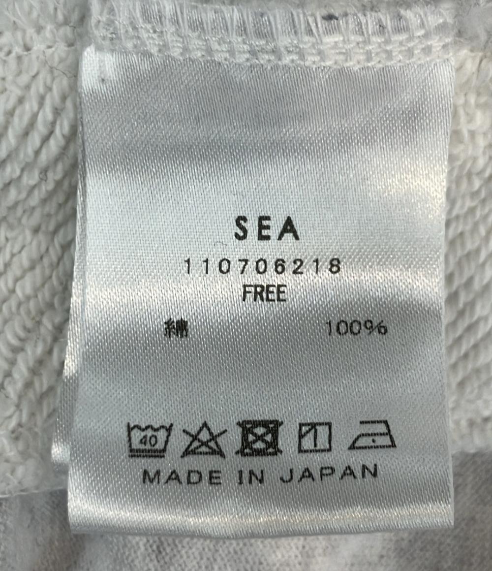 SEA スウェット 長袖 ハーフジップ SEA SPORTS BICOLOR HALF-ZIP PULLOVER 110706218 レディース SIZE FREE (M) シー