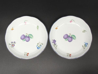 美品 Richard Ginori ディッシュ ラウンド 皿 14cm 2点セット フェリーチェプルーン リチャードジノリ