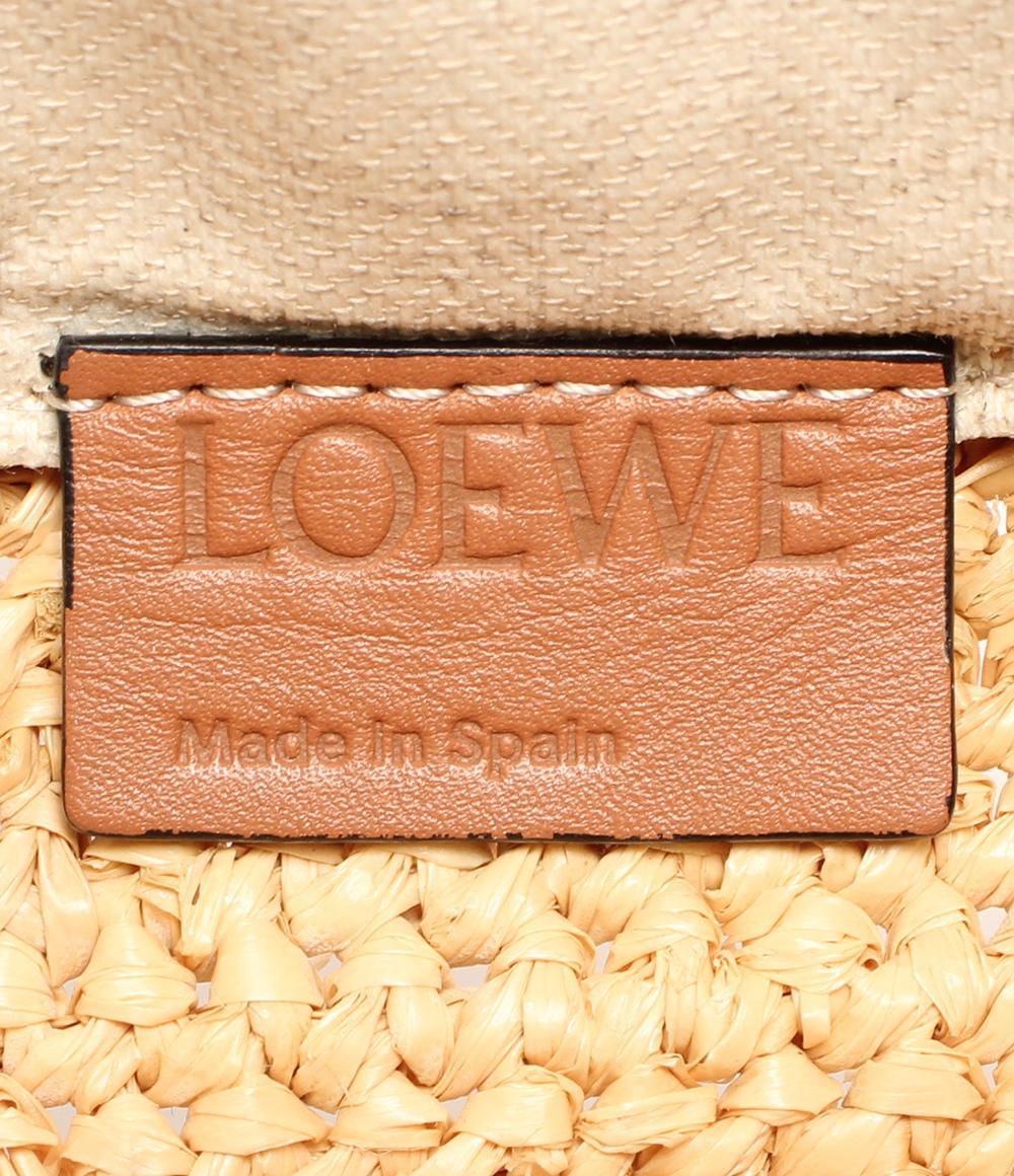美品 ロエベ ショルダーバッグ 斜め掛け かごバッグ レディース LOEWE