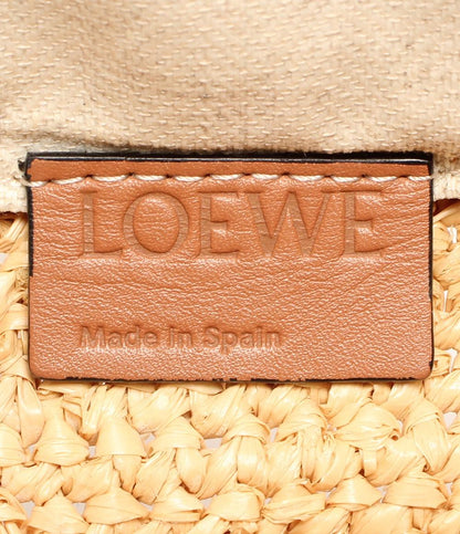 美品 ロエベ ショルダーバッグ 斜め掛け かごバッグ レディース LOEWE