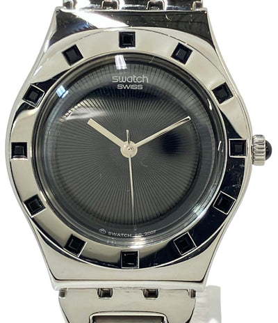 スウォッチ 腕時計 IRONY クオーツ ブラック メンズ Swatch