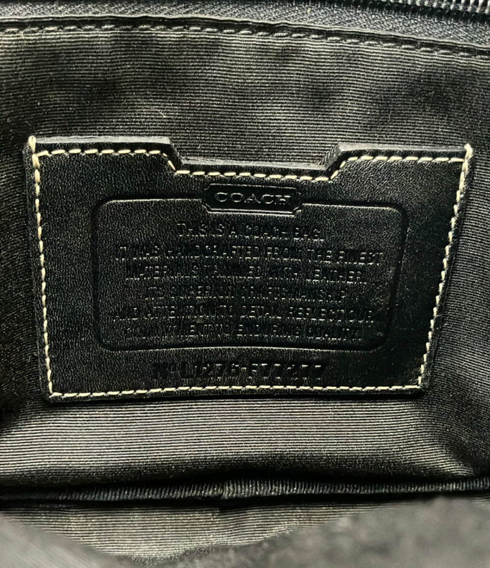 美品 COACH セカンドバッグ クラッチバッグ シグネチャー F77277 メンズ コーチ