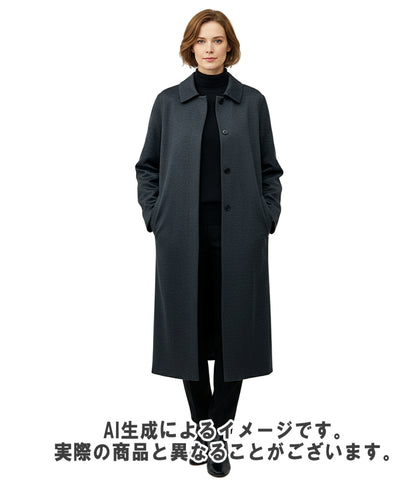 HERMES ロングシャツカーディガン チャコール スターマークタグ レディース SIZE 38 (M) エルメス