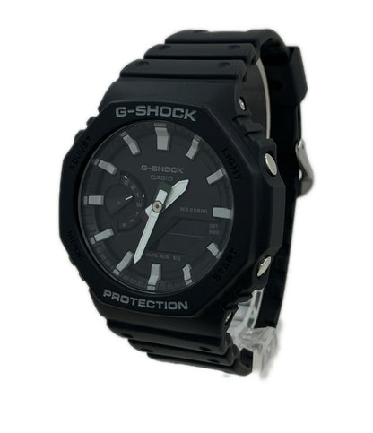 美品 CASIO 腕時計 G-SHOCK クオーツ ブラック GA-2100 メンズ カシオ