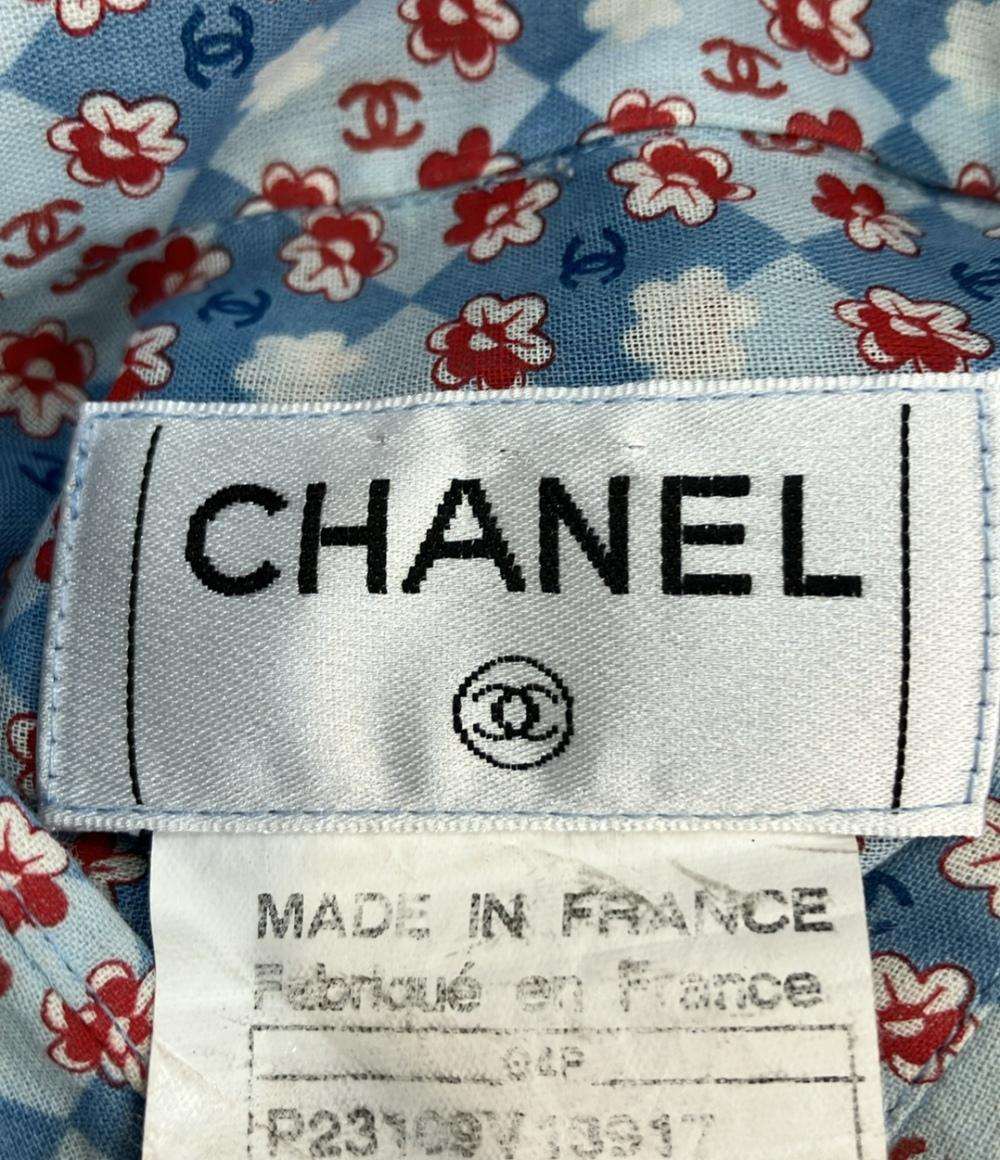 CHANEL 長袖ブラウス 花柄 P23109V1391 レディース SIZE 42 (L) シャネル