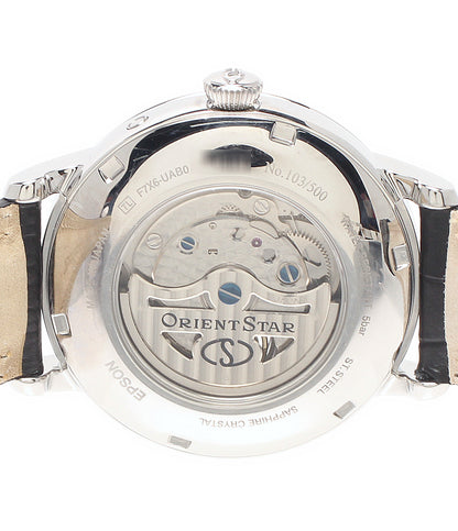 Orient Star 腕時計 クラシック メカニカルムーンフェイズ 自動巻き ネイビー F7X6-UAB0 メンズ オリエントスター
