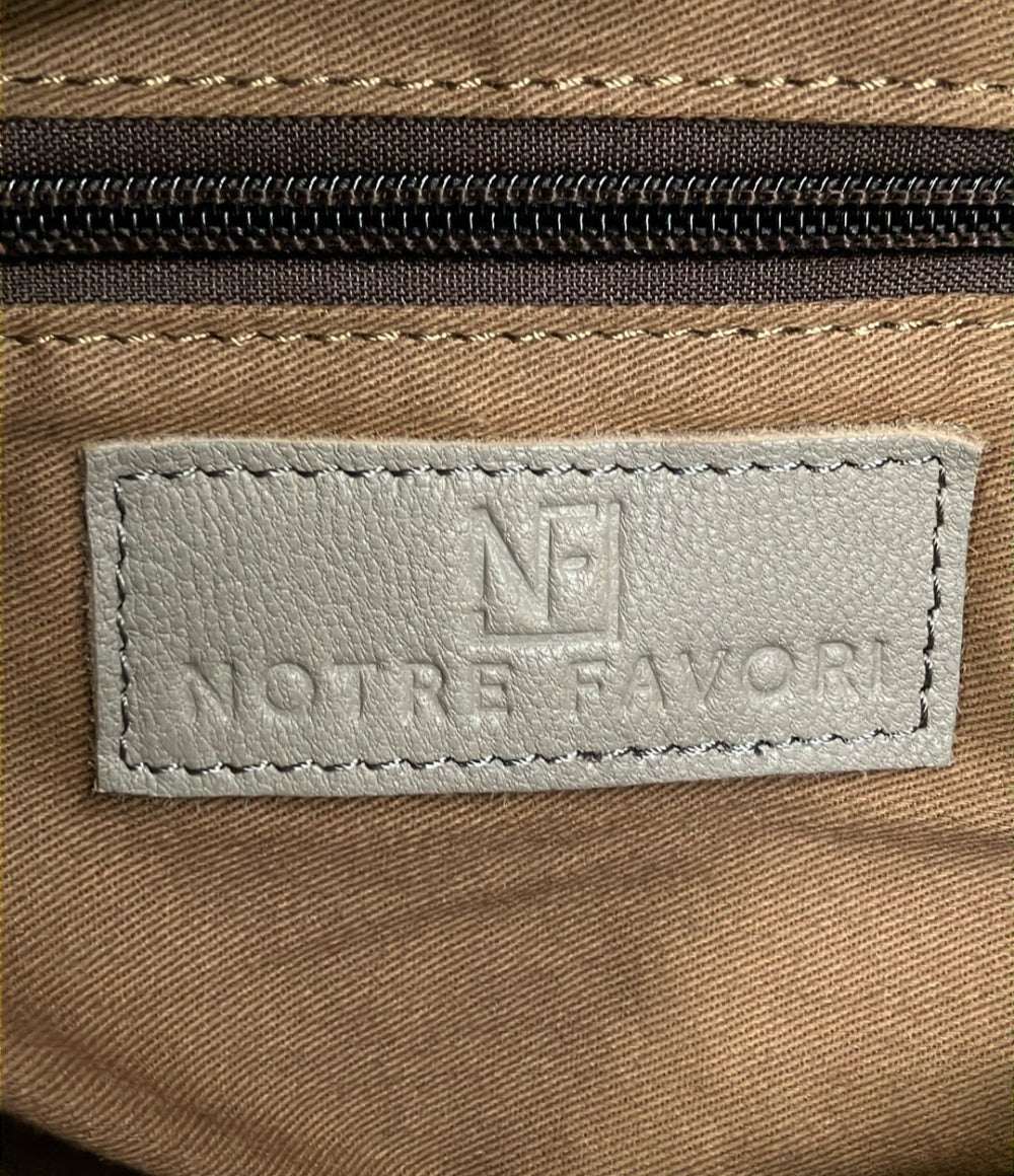 NOTRE FAVORI ショルダーバッグ 斜め掛け 山羊革 レディース ノートルファボリ