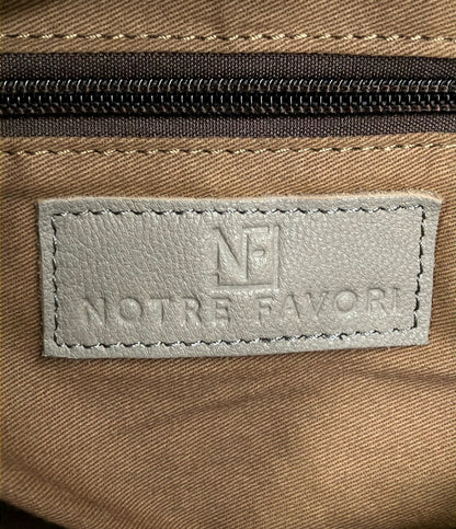 NOTRE FAVORI ショルダーバッグ 斜め掛け 山羊革 レディース ノートルファボリ