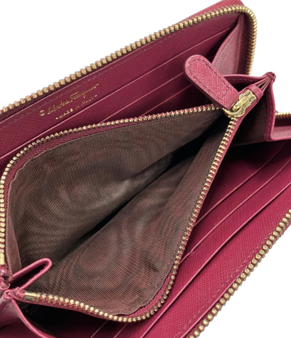 サルヴァトーレフェラガモ L字ファスナー長財布 ヴァラ レディース Salvatore Ferragamo