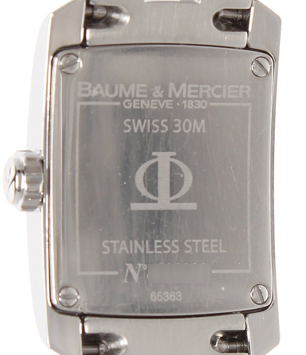 Baume & Mercier 腕時計 ハンプトン クオーツ シルバー 65363 ボーム＆メルシェ
