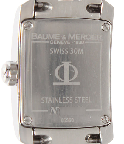 Baume & Mercier 腕時計 ハンプトン クオーツ シルバー 65363 ボーム＆メルシェ